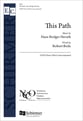 This Path SATB choral sheet music cover